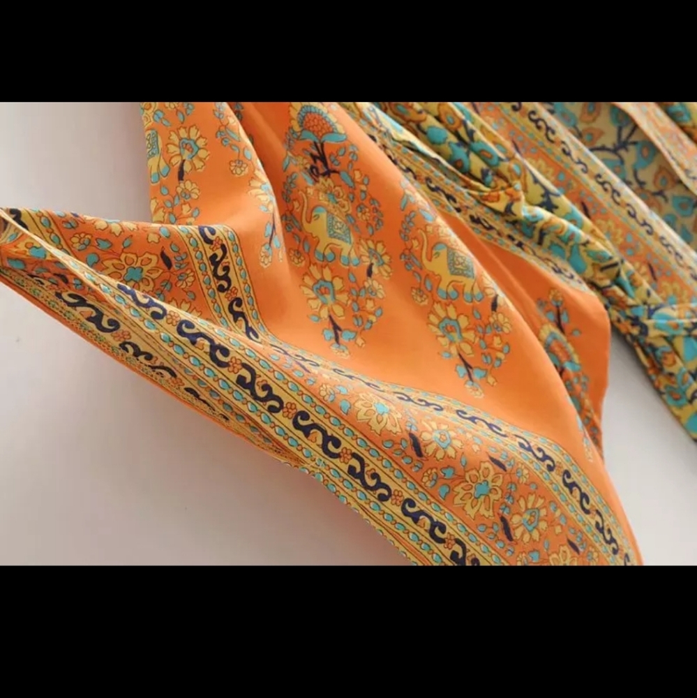 NEW VINTAGE BOHEMIAN ROBE KIMONO - Picture 9 of 15